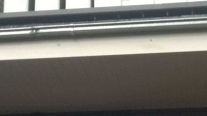Balkon mit Unterverkleidung